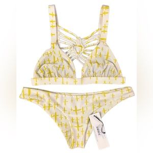 Beach riot crusader bikini Medium NWT